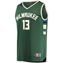 Load image into Gallery viewer, 13-Malcolm Brogdon Milwaukee Bucks Fanatics  Jersey Green - Icon Edition