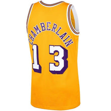 Load image into Gallery viewer, 13-Wilt Chamberlain Los Angeles Lakers  Hardwood Classics Swingman Jersey – Gold