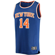 Load image into Gallery viewer, 14-Allonzo Trier New York Knicks Jersey - Icon Edition - Blue