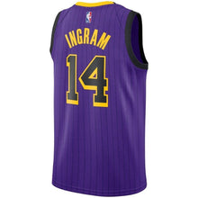 Load image into Gallery viewer, 14-Brandon Ingram Los Angeles Lakers  Swingman Jersey – City Edition – Purple