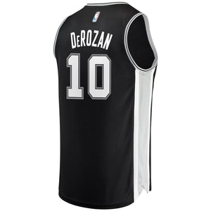 10-DeMar DeRozan San Antonio Spurs Jersey Black - Icon Edition
