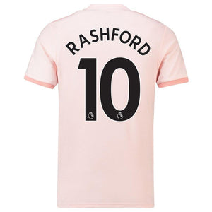 10-Marcus Rashford Manchester United 18-19 Away Jersey – Coral