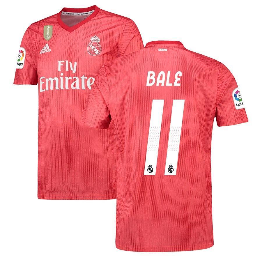 11-Gareth Bale Real Madrid 2018-19 Third Player Jersey – Red