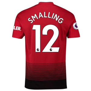 12-Chris Smalling Manchester United 2018-19 Home Player Jersey – Red