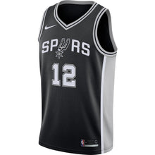 Load image into Gallery viewer, 12-LaMarcus Aldridge San Antonio Spurs Swingman Jersey Black - Icon Edition