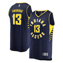 Load image into Gallery viewer, 13-Ike Anigbogu Indiana Pacers  Jersey - Icon Edition – Navy
