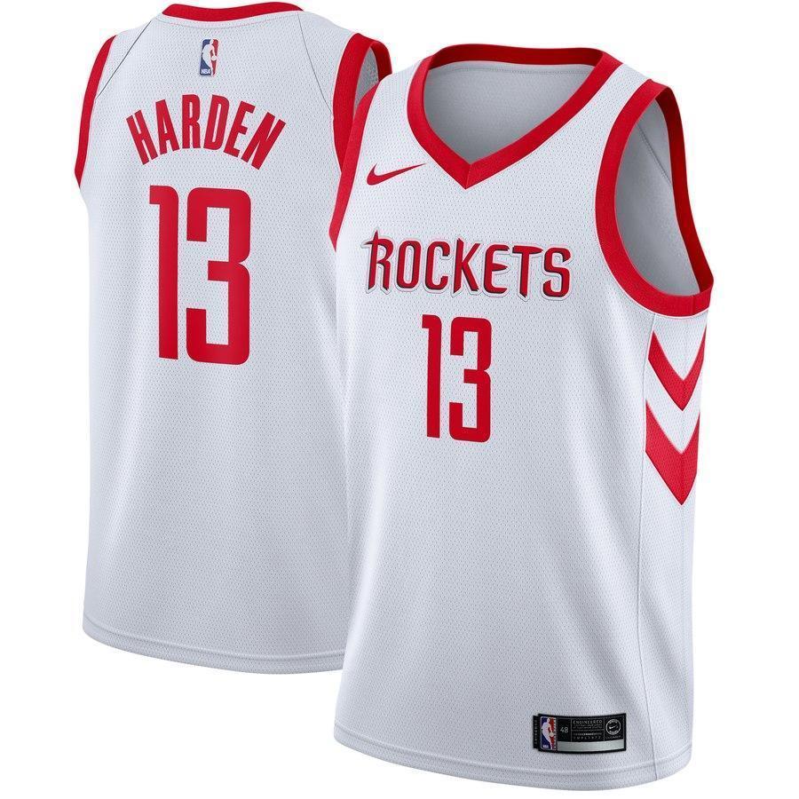 13-James Harden Houston Rockets Swingman Jersey White - Association Edition