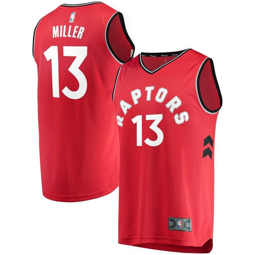 13-Malcolm Miller Toronto Raptors  Jersey Red - Icon Edition