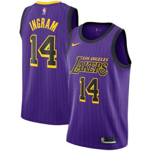 Load image into Gallery viewer, 14-Brandon Ingram Los Angeles Lakers  Swingman Jersey – City Edition – Purple