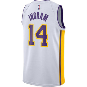 14-Brandon Ingram Los Angeles Lakers Swingman Jersey White - Association Edition
