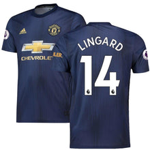 Load image into Gallery viewer, 14+Jesse Lingard Manchester United 2018-19 Third Player Jersey – Navy