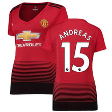 Load image into Gallery viewer, 15-Andreas Pereira Manchester United Women's 18-19 Home Jersey – Red