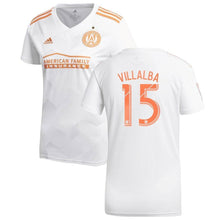 Load image into Gallery viewer, 15-Hector Villalba Atlanta United FC Women's King Peach Player Jersey – White