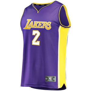 2-Lonzo Ball Los Angeles Lakers Jersey Purple - Statement Edition
