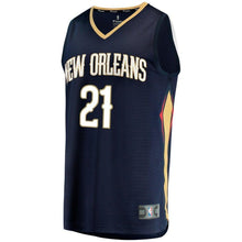 Load image into Gallery viewer, 21-Darius Miller New Orleans Pelicans  Jersey - Icon Edition – Navy