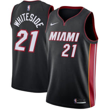 Load image into Gallery viewer, 21-Hassan Whiteside Miami Heat Swingman Jersey Black - Icon Edition