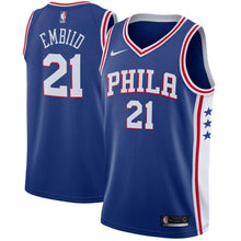 Load image into Gallery viewer, 21-Joel Embiid Philadelphia 76ers Swingman Jersey Blue - Icon Edition