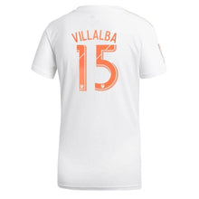 Load image into Gallery viewer, 15-Hector Villalba Atlanta United FC Women&#39;s King Peach Player Jersey – White