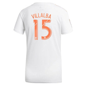 15-Hector Villalba Atlanta United FC Women's King Peach Player Jersey – White