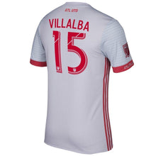 Load image into Gallery viewer, 15-Hector Villalba Atlanta United FC 2017 Secondary Jersey - Inaugural Gray-Red