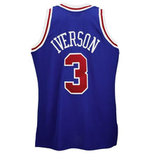 Load image into Gallery viewer, 3- Philadelphia 76ers  Allen Iverson '96-'97 Hardwood Classics 50 Year Anniversary Throwback Premium Jersey