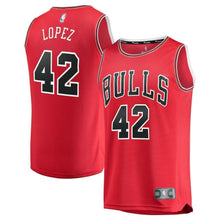 Load image into Gallery viewer, 42-Robin Lopez Chicago Bulls Jersey Red - Icon Edition