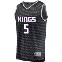 Load image into Gallery viewer, 5-De'Aaron Fox Sacramento Kings Jersey Black - Statement Edition