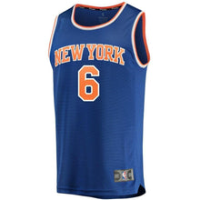 Load image into Gallery viewer, 6-Kristaps Porzingis New York Knicks  Jersey Royal - Icon Edition