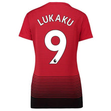 Load image into Gallery viewer, 9-Romelu Lukaku Manchester United Women's 18-19 Home Jersey – Red