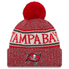 Load image into Gallery viewer, Tampa Bay Buccaneers New Era 2019 Knit Hat – Red