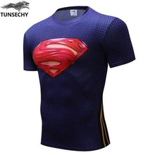 Load image into Gallery viewer, TUNSECHY Winter Soldier Avengers 3 Compression Shirt Men Summer Long Sleeve Fitness Crossfit T Shirts Male