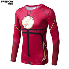 Load image into Gallery viewer, TUNSECHY Winter Soldier Avengers 3 Compression Shirt Men Summer Long Sleeve Fitness Crossfit T Shirts Male