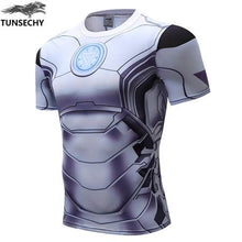 Load image into Gallery viewer, TUNSECHY Winter Soldier Avengers 3 Compression Shirt Men Summer Long Sleeve Fitness Crossfit T Shirts Male