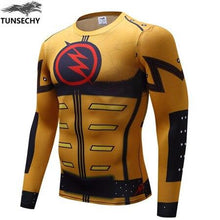 Load image into Gallery viewer, TUNSECHY Winter Soldier Avengers 3 Compression Shirt Men Summer Long Sleeve Fitness Crossfit T Shirts Male