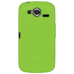 AMZER Silicone Skin Jelly Case for Pantech Burst P9070 - Green