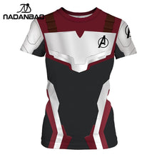 Load image into Gallery viewer, Quantum Realm Cosplay Women T-shirt  Avengers Endgame Tshirt  3D Superhero Iron Costume For Woman Puls Size