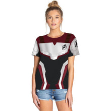 Load image into Gallery viewer, Quantum Realm Cosplay Women T-shirt  Avengers Endgame Tshirt  3D Superhero Iron Costume For Woman Puls Size