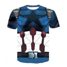 Load image into Gallery viewer, Raglan Sleeve Avengers 4 Iron Man 3D Printed T shirts Men Compression Shirts 2019 Crossfit Tops
