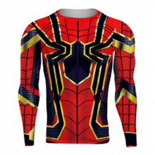 Load image into Gallery viewer, Raglan Sleeve Avengers 4 Iron Man 3D Printed T shirts Men Compression Shirts 2019 Crossfit Tops