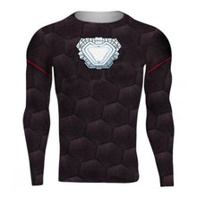Load image into Gallery viewer, Raglan Sleeve Avengers 4 Iron Man 3D Printed T shirts Men Compression Shirts 2019 Crossfit Tops
