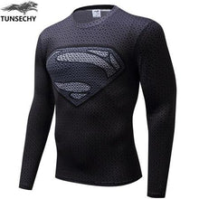 Load image into Gallery viewer, Iron man T-shirt captain America civil war T-shirt 3d-printed avenger 3 long-sleeve fitness suit men's fashion sports T-shirt