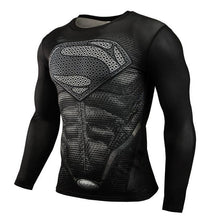 Load image into Gallery viewer, Avengers Endgame Capitana Marvel Superman Anime T Shirt Men Long Sleeve 3D Funny T Shirts Crossfit