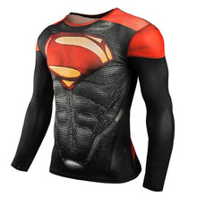 Load image into Gallery viewer, Avengers Endgame Capitana Marvel Superman Anime T Shirt Men Long Sleeve 3D Funny T Shirts Crossfit