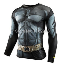 Load image into Gallery viewer, Avengers Endgame Capitana Marvel Superman Anime T Shirt Men Long Sleeve 3D Funny T Shirts Crossfit