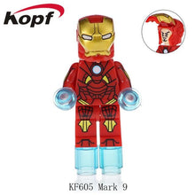 Load image into Gallery viewer, 20Pcs Building Blocks Avengers 4 End Game Space Suit With Micro Figures Tony Stark Thor For Children Education Toys KF770