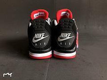 Load image into Gallery viewer, Air Jordan 4 Retro Fire Red On Feet