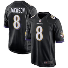 Load image into Gallery viewer, Lamar Jackson Baltimore Ravens football jersey