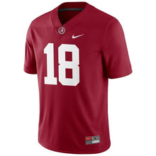 Load image into Gallery viewer, #18 Alabama Crimson Tide Football Game Jersey – Crimson