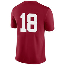 Load image into Gallery viewer, #18 Alabama Crimson Tide Football Game Jersey – Crimson