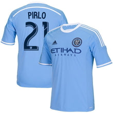 Load image into Gallery viewer, Andrea Prilo New York City FC 2015 MLS Primary Jersey - Light Blue